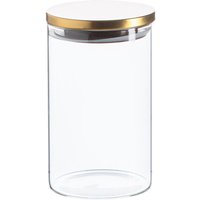 Scandi Storage Jar Metallic Lid 1 Litre