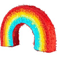 Fax Potato Pinatas Rainbow Cardboard Pinata W53cm x D9cm x H36cm Multi