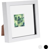 3D Box Photo Frame 6 x 6" 2 x 2" Mount Ivory Mount