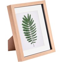 3D Box Photo Frame 8 x 10" 5 x 7" Mount Grey Mount Light