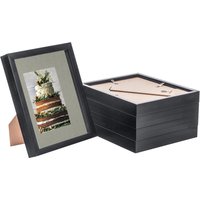 3D Box Photo Frames 8 x 10" 4 x 6" Mount Ivory Mount Pack 5