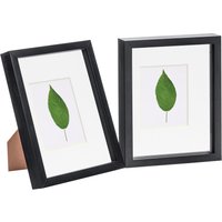 3D Box Photo Frames 8 x 10" 4 x 6" Mount Ivory Mount Pack 2