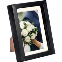 3D Box Photo Frame 5 x 7" 4 x 6" Mount White Mount