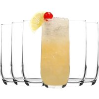 LAV Sude Highball Glasses - 415ml - Clear - Set of 12