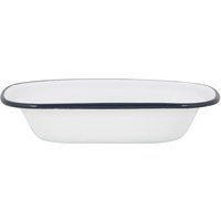 Enamel Pie Dish 20cm Navy