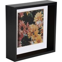 3D Deep Box Photo Frame 8 x 8" 6 x 6" Mount White Mount