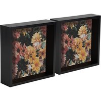 3D Deep Box Photo Frames 8 x 8" Pack 2
