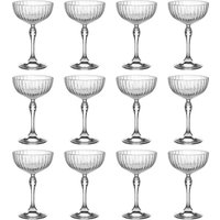 Bormioli Rocco America '20s Champagne Cocktail Saucers - 230ml - Clear - Pack of 12