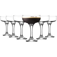 Rink Drink Espresso Martini Glasses - 235ml - Clear - Pack of 12