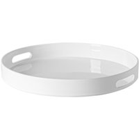 Argon Tableware Round Serving Trays 33cm Pack of 6 in White