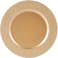 Argon Tableware Hammered Charger Plate - 33cm in Gold