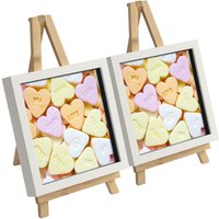 6 Piece Wooden Table Easel & Photo Frame Set Pack 3