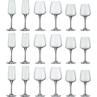 Bormioli Rocco Aurum Stemware 18 Piece Set in Clear
