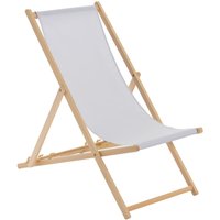 Folding Wooden Deck Chair