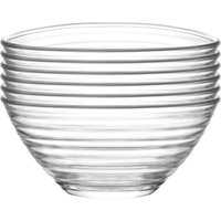 LAV Derin Glass Serving Bowls 7cm Pack of 12 in Clear