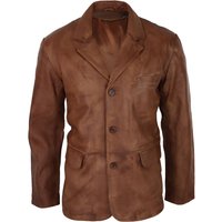 Real Leather Smart Casual Blazer