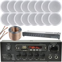 Loops 16x Ceiling Speaker Bluetooth Background Music System Shop Restaurant Kitchen