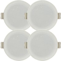 Loops 2x PAIR 3" Mini Low Profile Ceiling Speaker 8 OHM 2 Way Compact Mount Slim Line