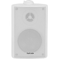 Loops 6.5" 100V 8Ohm Outdoor Weatherproof Speaker White 120W IP54 Rated Background