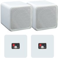 Loops Wireless Bluetooth Amplifier & 80W Bookshelf Speaker Kit Surround Sound HiFi Amp