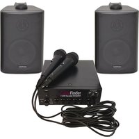 Loops Home Karaoke Machine Kit Speakers & Microphones Player Amplifier Children's TV