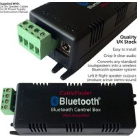 Loops Garden Party BBQ Outdoor Speaker Kit Wireless Mini Stereo Amp & 8x 4" Black Speakers