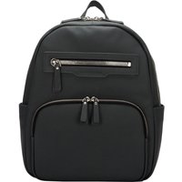 Smith and Canova Men's Oil Tanned Leather Zip Around Backpack in Grey