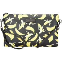 Claudia Canova Women's Banana Print Crossbody / Clutch in Black