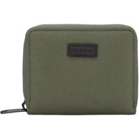 Consigned Selus Zip Round Wallet in Khaki