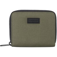 Consigned Selus Chunky Zip Round Wallet in Khaki