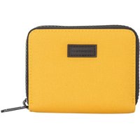 Consigned Selus Chunky Zip Round Wallet in Mustard