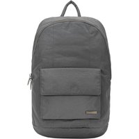Smith and Canova Zip Around Nylon Backpack in Dark Grey
