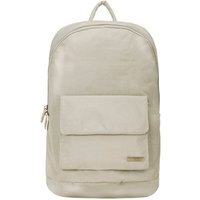 Smith and Canova Zip Around Nylon Backpack in Stone