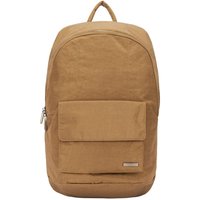 Smith and Canova Zip Around Nylon Backpack in Tan