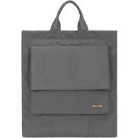 Smith and Canova Portrait Nylon Tote Bag in Dark Grey