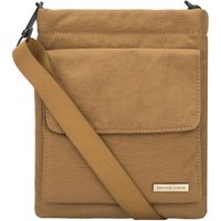 Smith and Canova Portrait Nylon Crossbody Bag in Tan