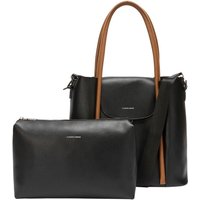 Claudia Canova Women's Raya Xl Twin Strap Tote Bag in Black