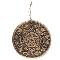 Terracotta Triple moon plaque