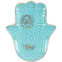 Turquoise Hamsa Hand Jewellery Dish