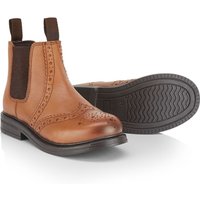 Charlie Leather Brogue Chelsea Boots