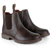 Galway Leather Casual Chelsea Boots Dark
