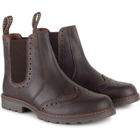 Bute Leather Casual Chelsea Boots Dark