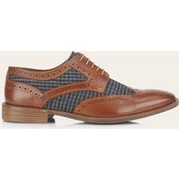 CATESBY ENGLAND Men's Spey Premium Leather Brogue Shoes in Tan | Size: 12