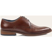 CATESBY ENGLAND Men's Alex Leather Lace Up Derby Shoes in Brown | Size: 12