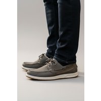 Harvard Leather Casual Lace up Boat Shoes
