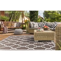 Rugstyle Summer Breeze Outdoor Rug in Grey | Size: 100 cm x 150 cm