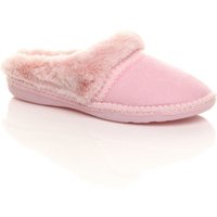 AJVANI Women's Flat Heel Slippers in Pink | Size: 9