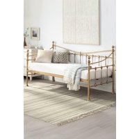 SlumberWorx Newnham Classic Victorian Style Living Room Bedroom Metal Day Bed Frame in Bronze | Size: Single
