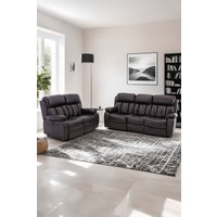 More4Homes Chester Electric Recliner Bonded Leather 2+3 Seater Sofa Set in Brown