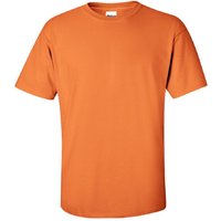 Gildan Men's Ultra Cotton Short Sleeve T-Shirt in Tangerine | Size: Medium